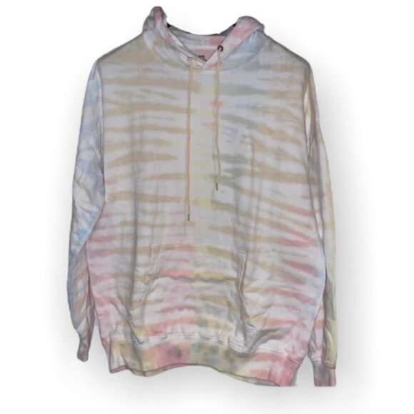 PHILCOS Soft Printed Tie Dye Pullover long sleeves cotton Hoodie size Medium - Picture 1 of 11